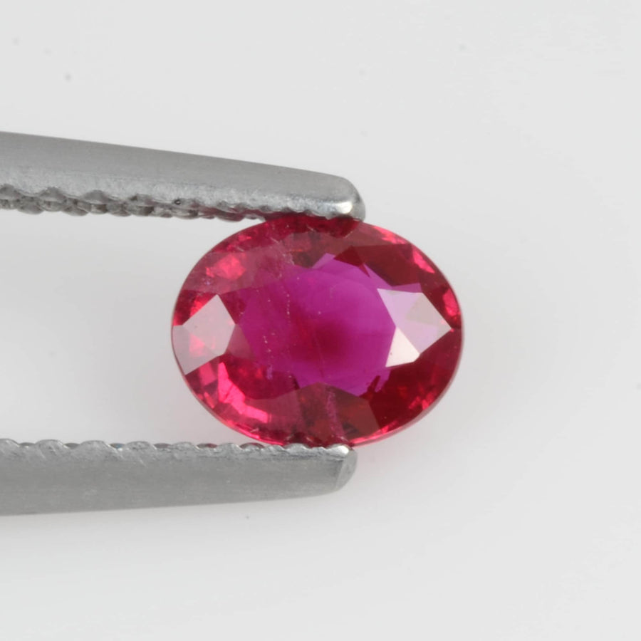 0.57 Cts Natural Ruby Loose Gemstone Oval Cut