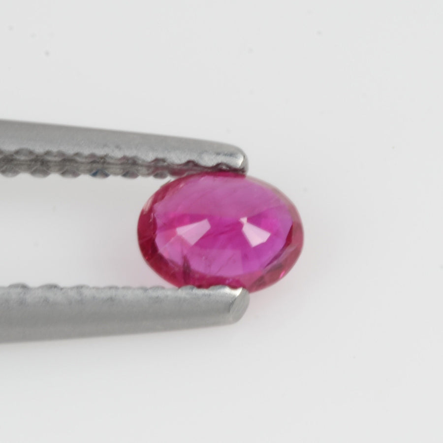 0.29 Cts Natural Ruby Loose Gemstone Oval Cut