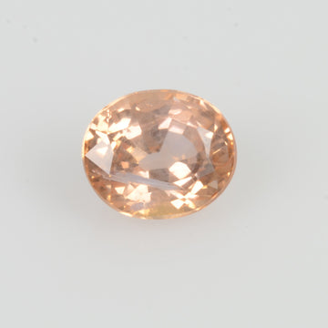 0.48 cts Natural Orange Sapphire Loose Gemstone oval Cut