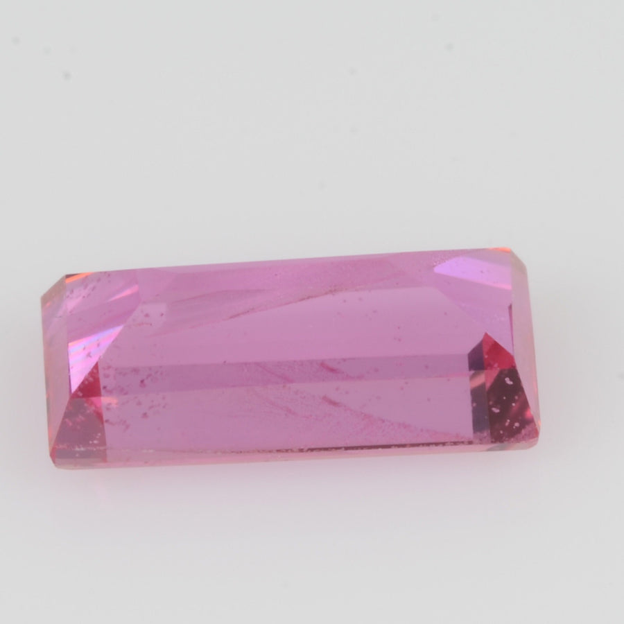 1.07 cts Natural Pink Sapphire Loose Gemstone Baguette Cut
