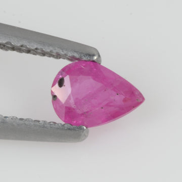 0.31 Cts Natural Pink Sapphire Loose Gemstone Pear Cut