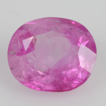3.12 cts Natural Pink Sapphire Loose Gemstone oval Cut