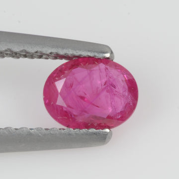 0.45 cts Natural Pink Sapphire Loose Gemstone oval Cut