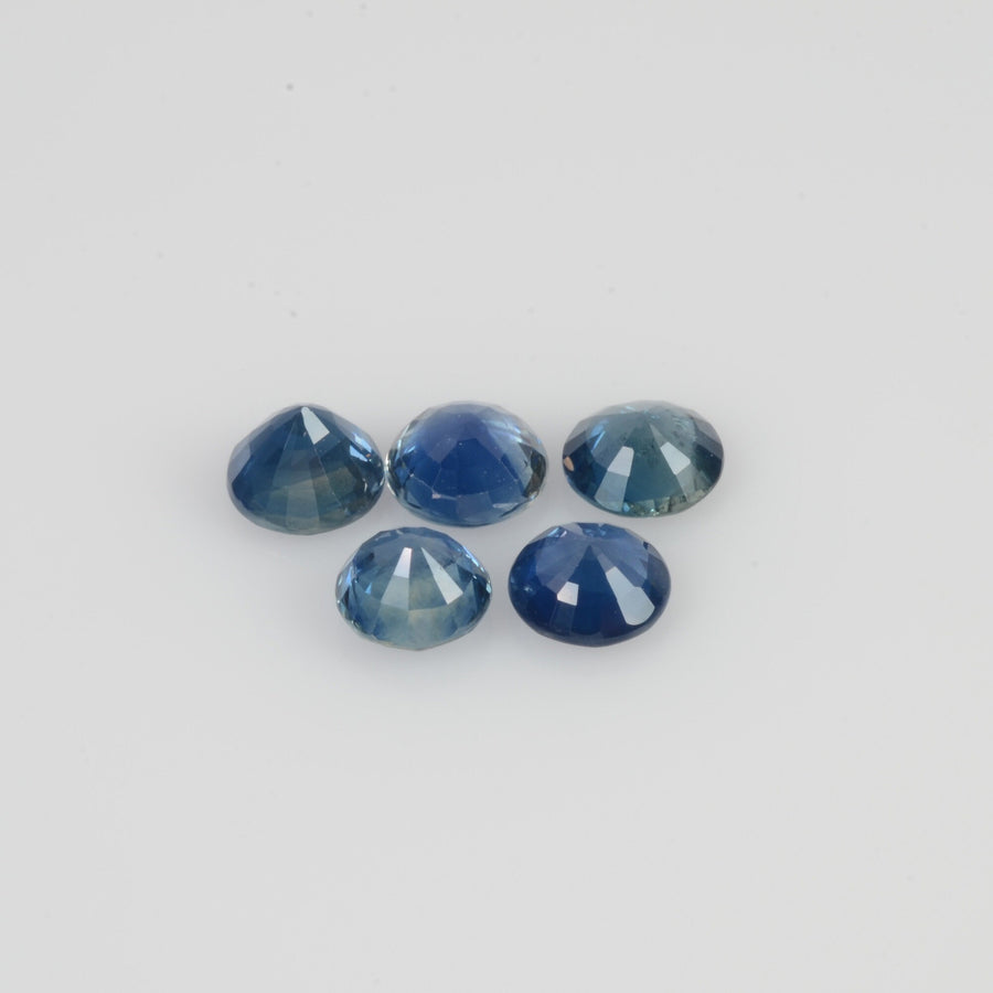 4.5 mm Natural Blue Sapphire Loose Gemstone Round Cut