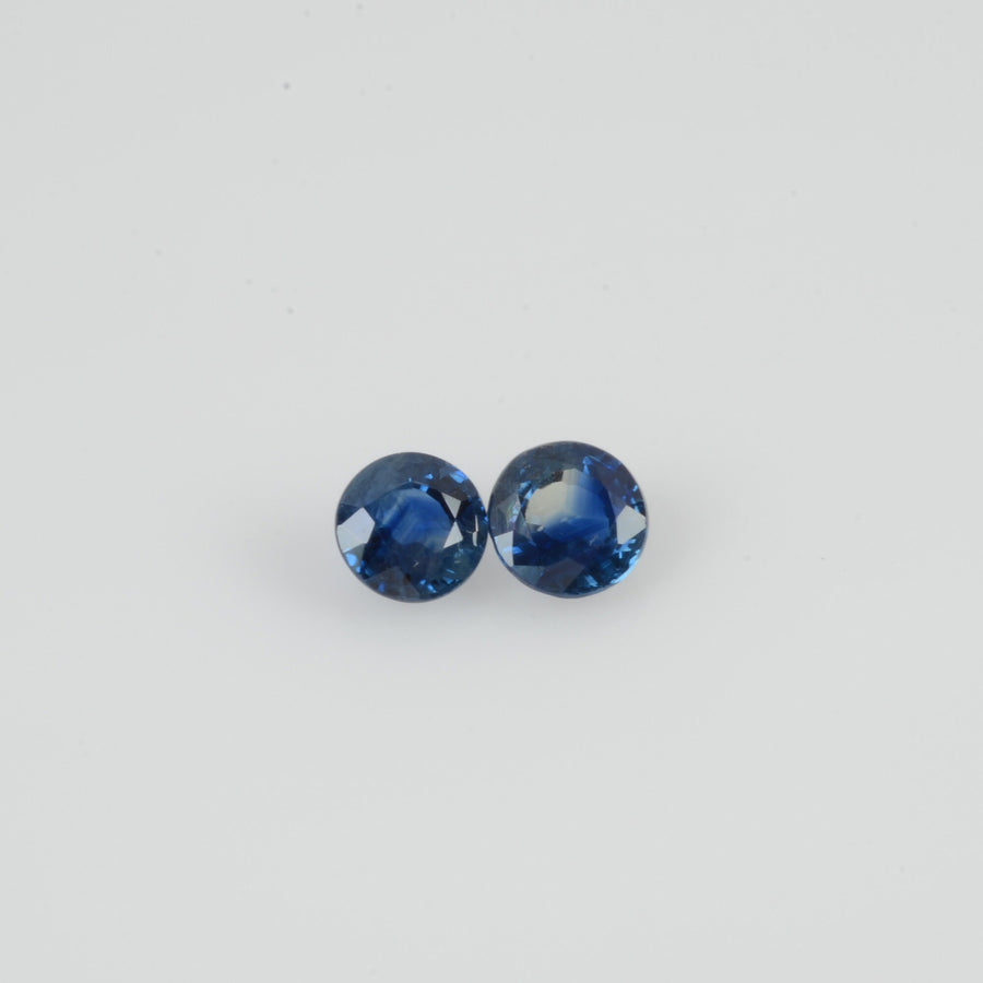 4.5 mm Natural Blue Sapphire Loose Gemstone Round Cut
