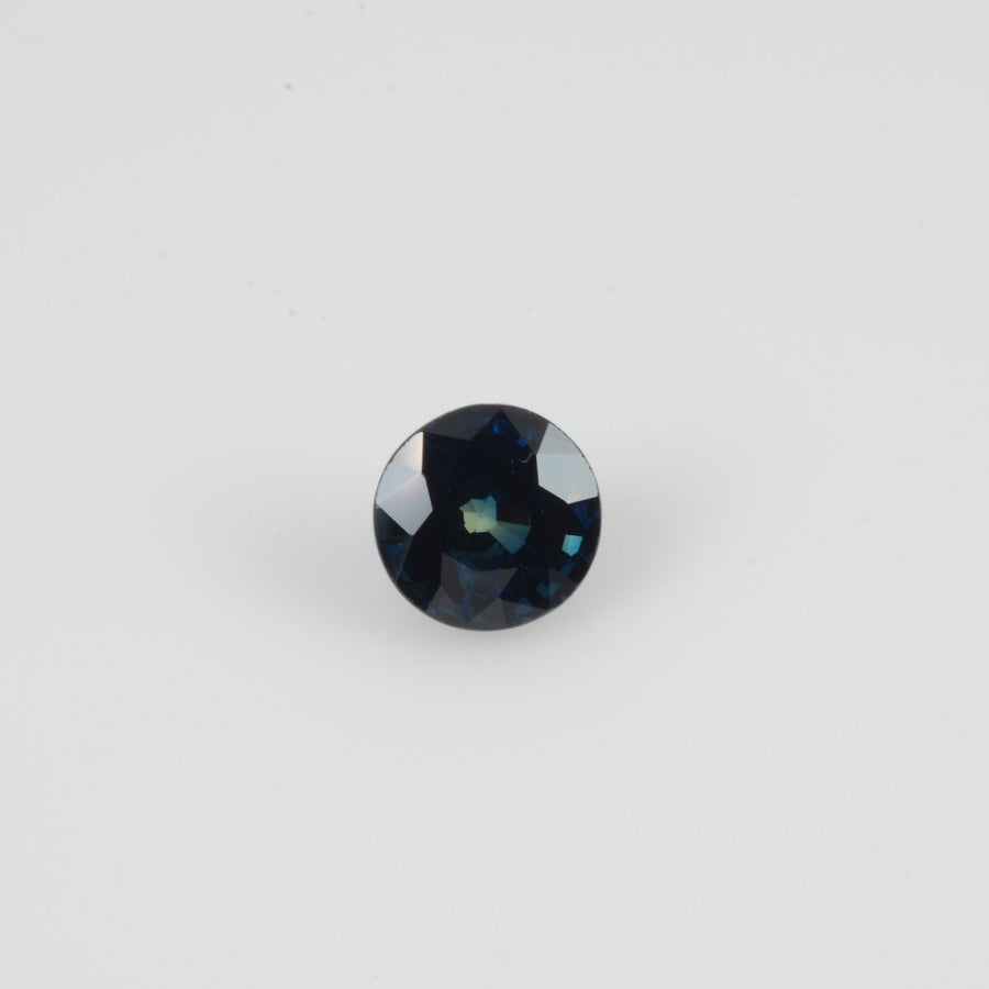 6.3 mm Natural Blue Sapphire Loose Gemstone Round Cut