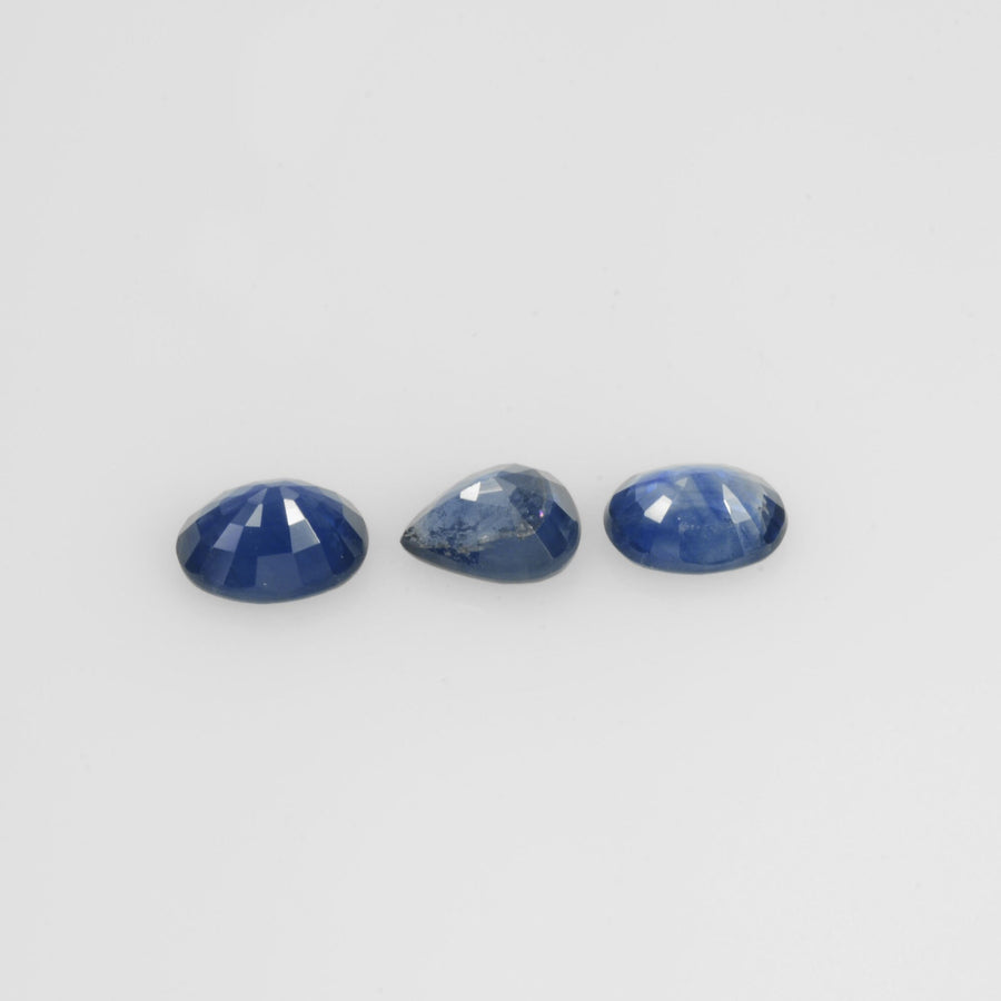 5x4 mm Natural Calibrated Blue Sapphire Loose Gemstone Oval Cut