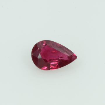 0.40 Cts Natural Ruby Loose Gemstone Pear Cut