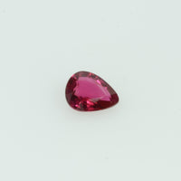 0.16 Cts Natural Ruby Loose Gemstone Pear Cut