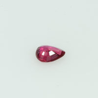 0.16 Cts Natural Ruby Loose Gemstone Pear Cut