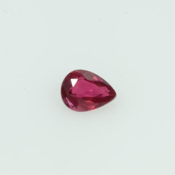 0.21 Cts Natural Ruby Loose Gemstone Pear Cut