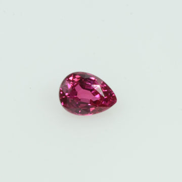 0.22 Cts Natural Ruby Loose Gemstone Pear Cut