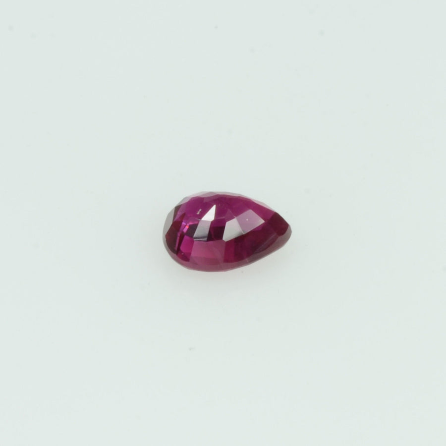 0.18 Cts Natural Ruby Loose Gemstone Pear Cut