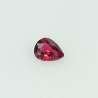 0.19 Cts Natural Ruby Loose Gemstone Pear Cut