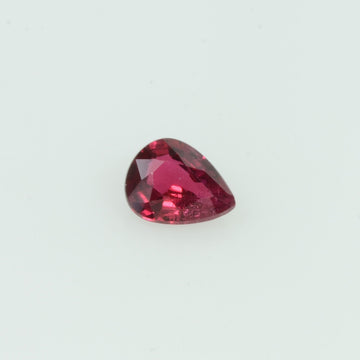 0.19 Cts Natural Ruby Loose Gemstone Pear Cut