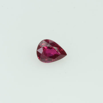 0.18 Cts Natural Ruby Loose Gemstone Pear Cut