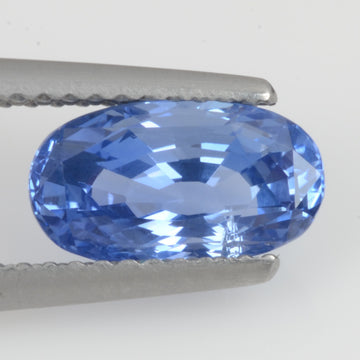 2.34 cts Unheated Natural Blue Sapphire Loose Gemstone Oval Cut Certified