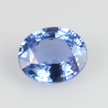 1.61 cts Unheated Natural Blue Sapphire Loose Gemstone Oval Cut Certified