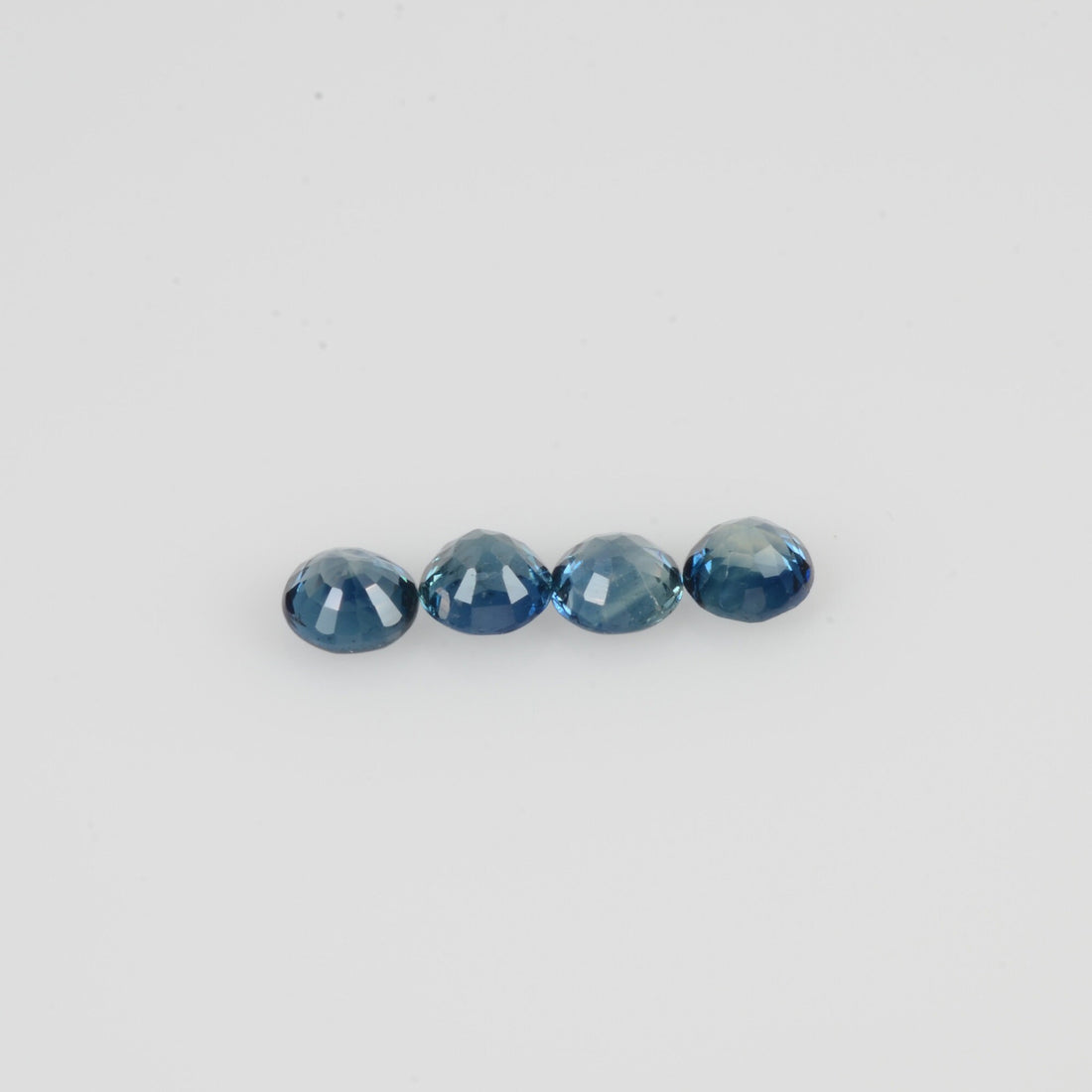 3.2-3.9 mm Natural Blue Sapphire Loose Gemstone Round Cut
