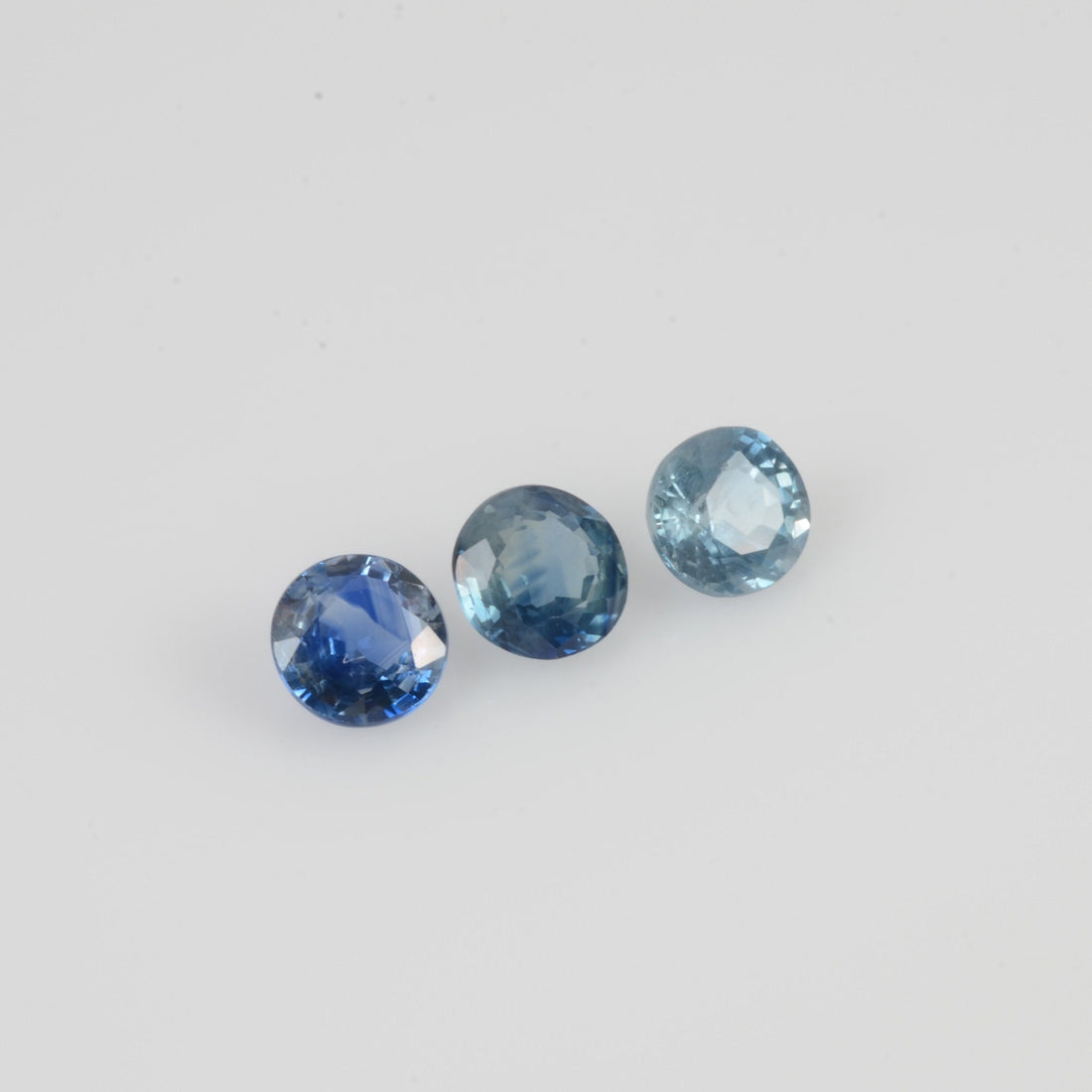 3.5-4.5 mm LOT Natural Blue Sapphire Loose Gemstone Round Cut