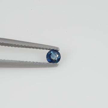 3.7-4.0 mm Natural Blue Sapphire Loose Gemstone Round Cut