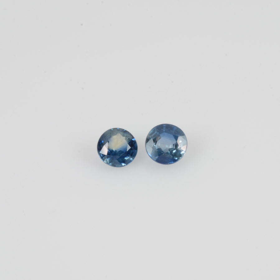4.0 mm Natural Blue Sapphire Loose Gemstone Round Cut