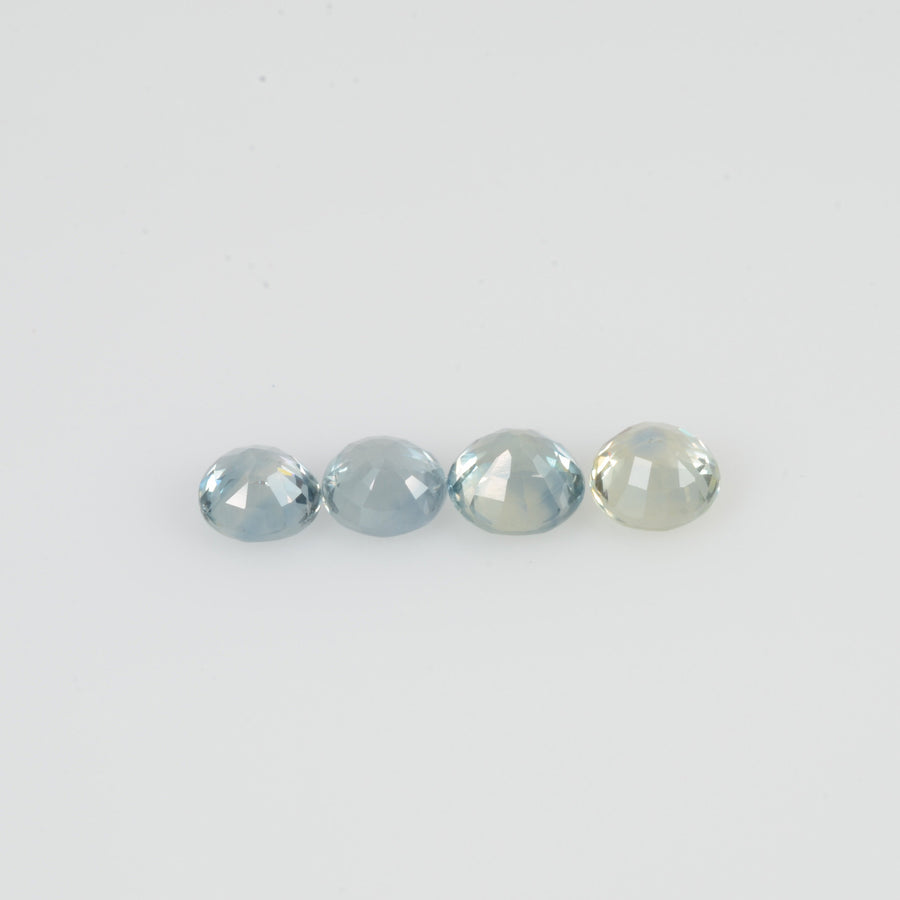 3.7-4.5 mm Lot Natural Blue Sapphire Loose Gemstone Round Cut - Thai Gems Export Ltd.