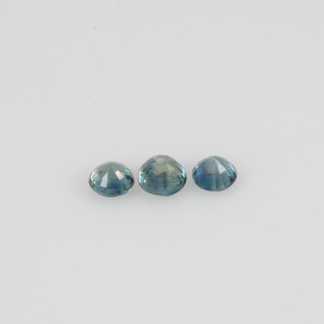 3.8-4.5 mm Natural Blue Sapphire Loose Pair Gemstone Round Cut