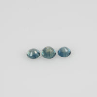 3.8-4.5 mm Natural Blue Sapphire Loose Pair Gemstone Round Cut