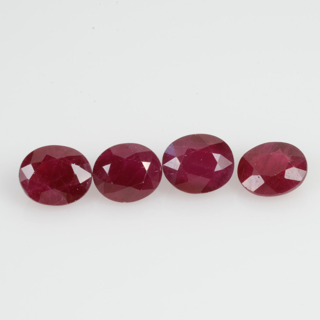 6X5 Natural Ruby Loose Gemstone Oval Cut