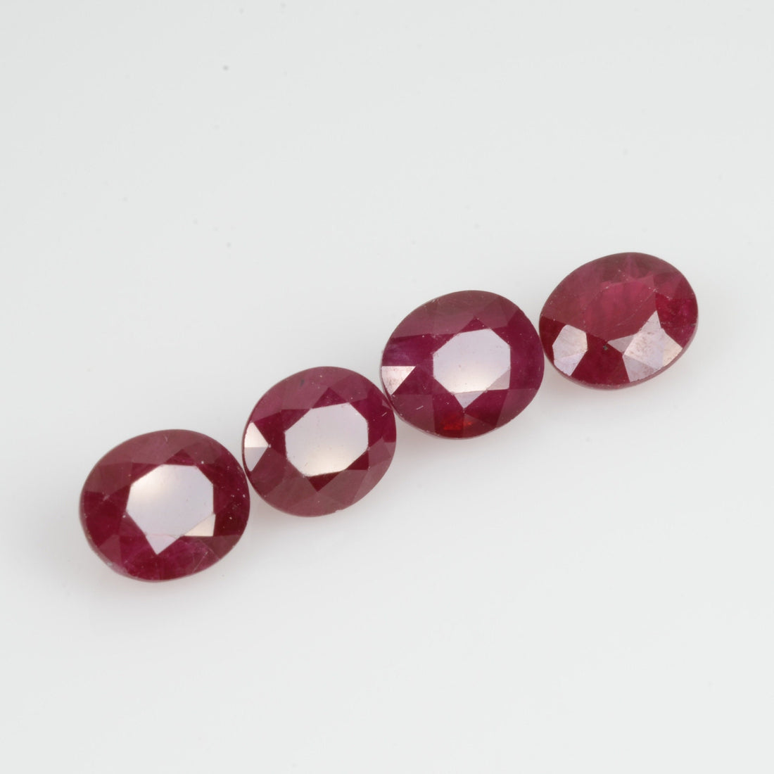 6X5 Natural Ruby Loose Gemstone Oval Cut