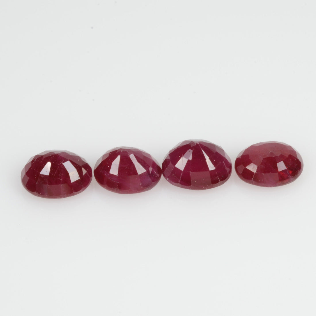 6X5 Natural Ruby Loose Gemstone Oval Cut