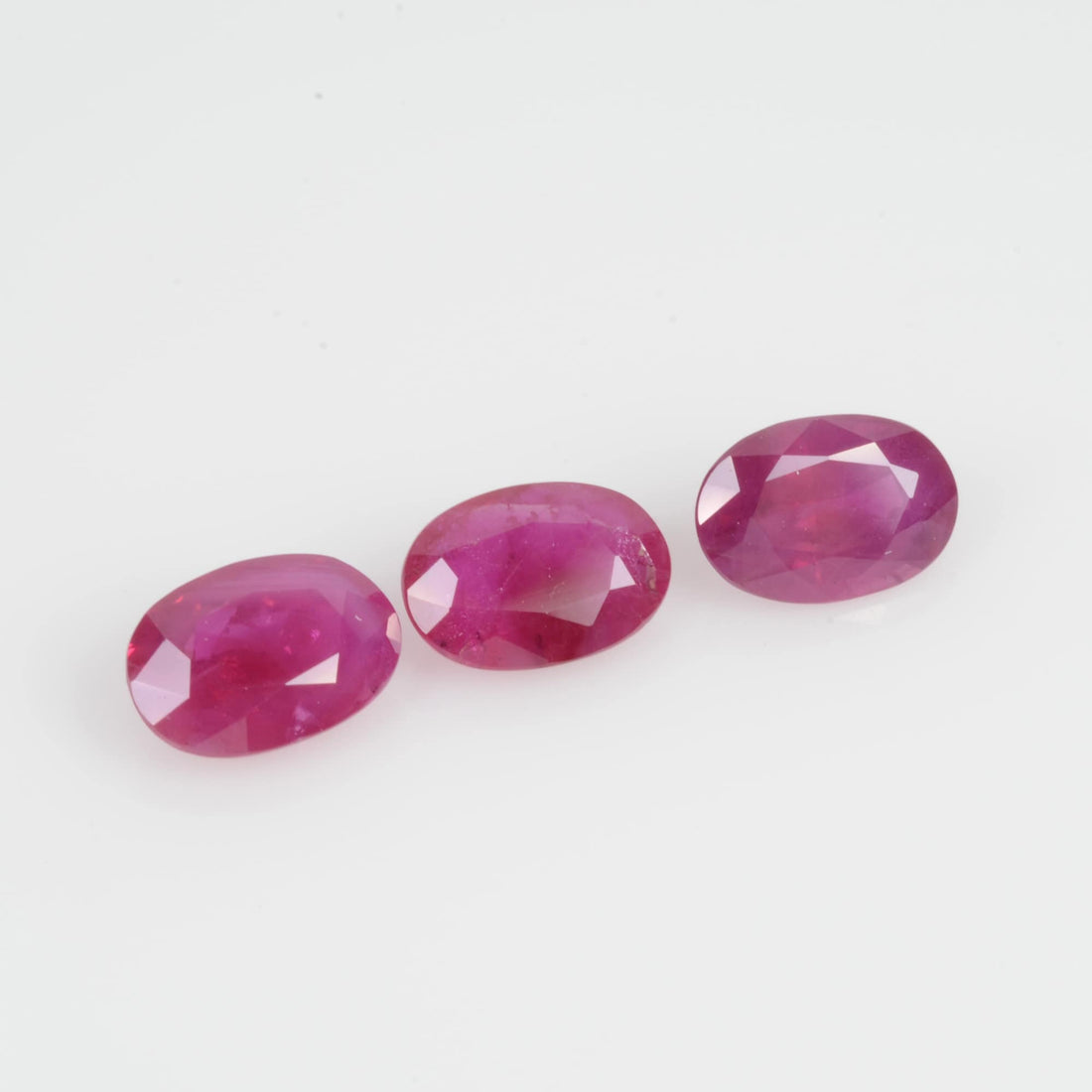 7x5 MM Natural Ruby Loose Gemstone Oval Cut