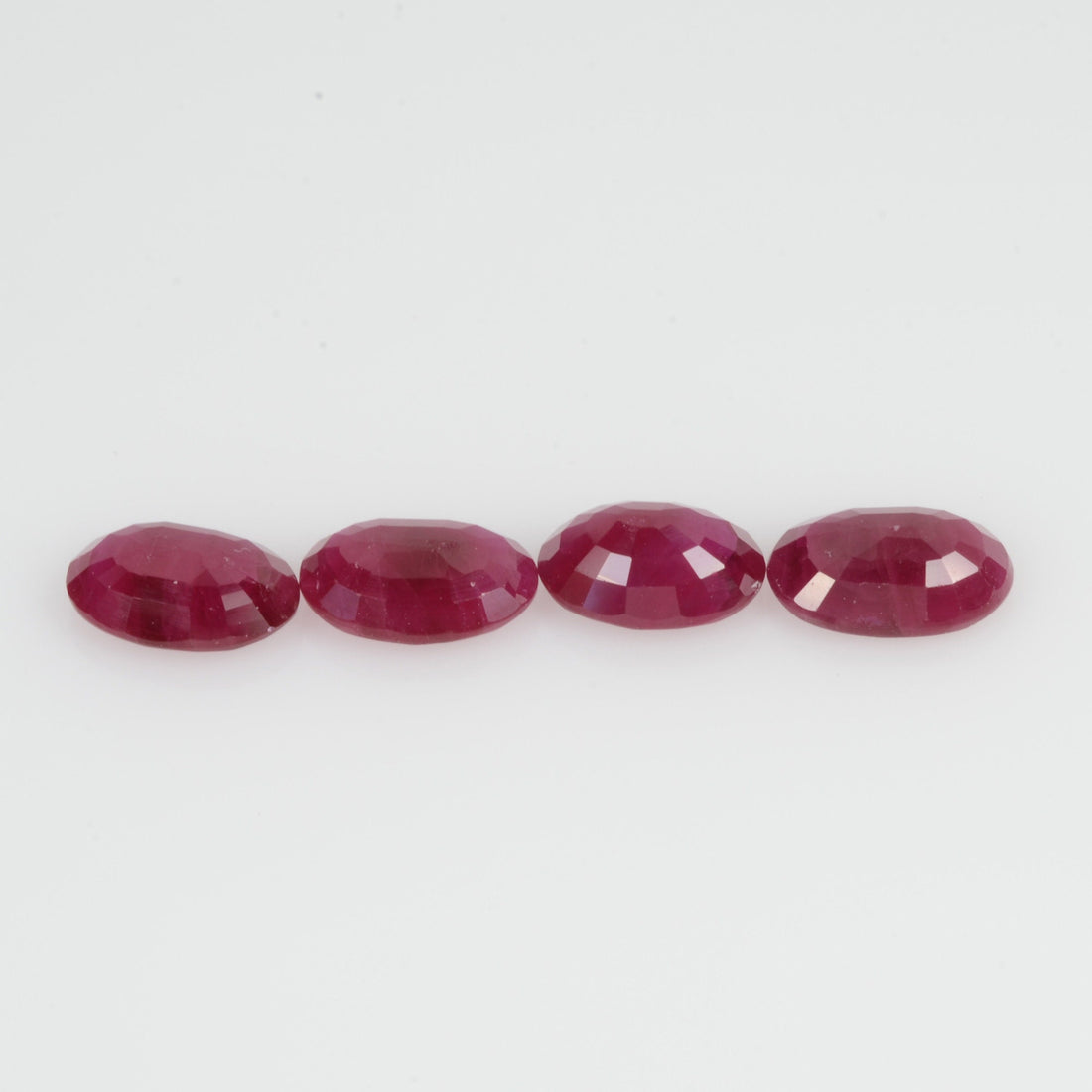 6x4 MM Natural Ruby Loose Gemstone Oval & Pear Cut