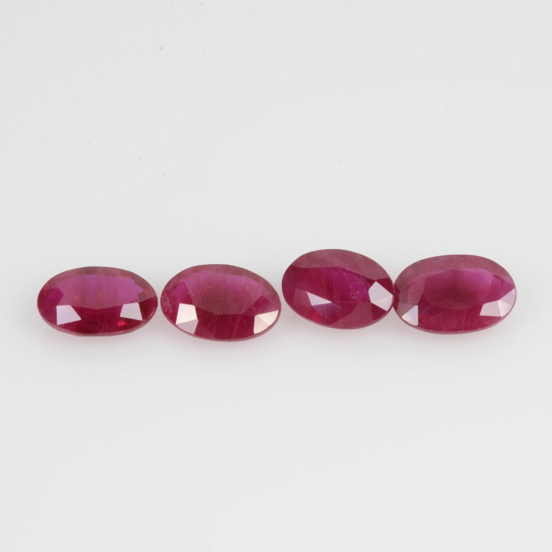 6x4 MM Natural Ruby Loose Gemstone Oval & Pear Cut