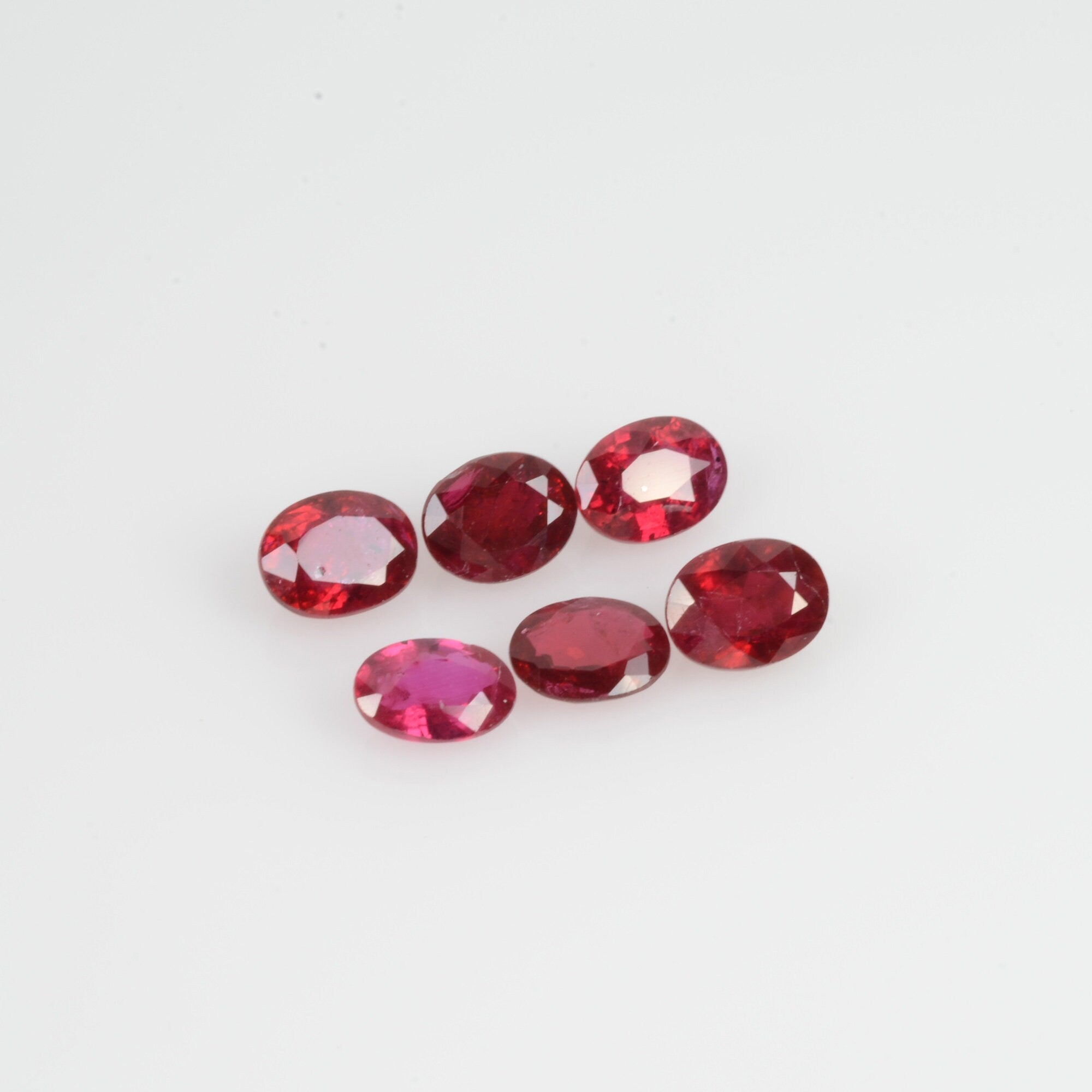 4x3 Natural Africa Ruby Loose Gemstone Oval Cut – Thai Gems