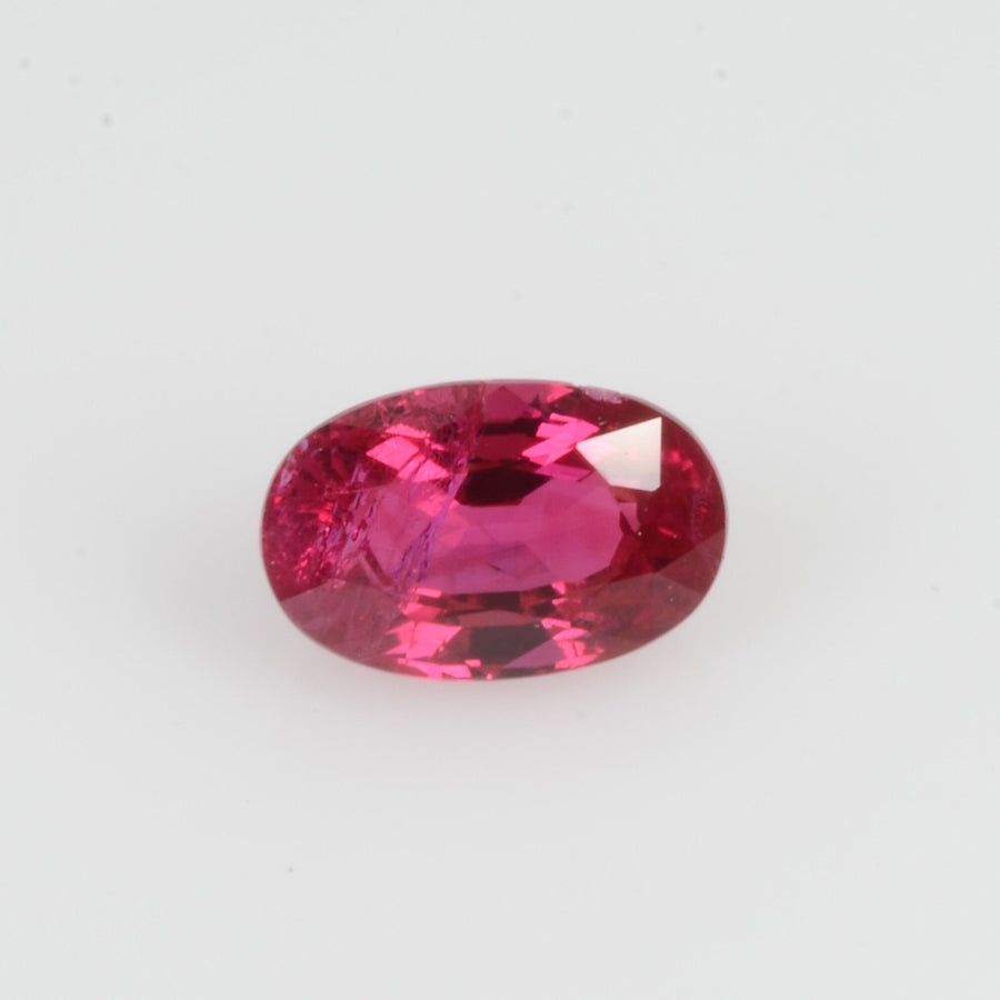 0.57 Cts Natural Ruby Loose Gemstone Oval Cut