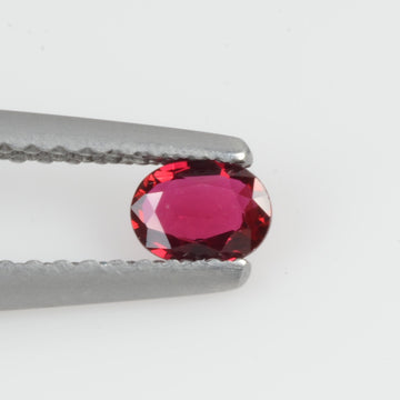 0.20 Cts Natural Ruby Loose Gemstone Oval Cut