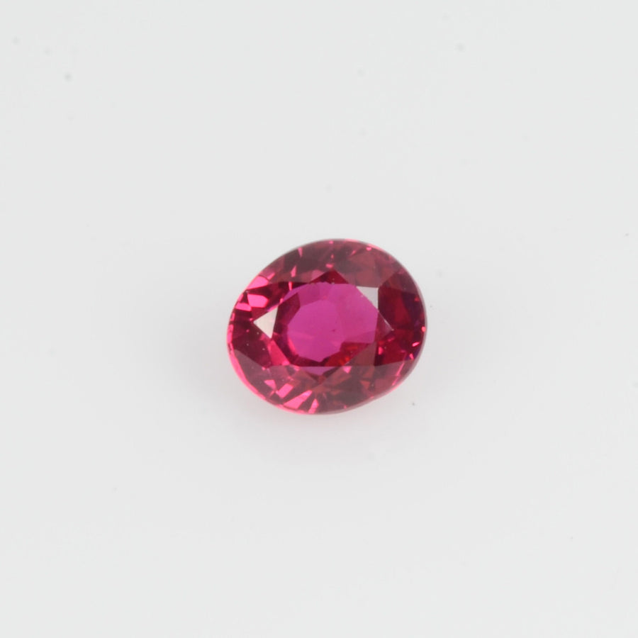 0.25 Cts Natural Ruby Loose Gemstone Oval Cut