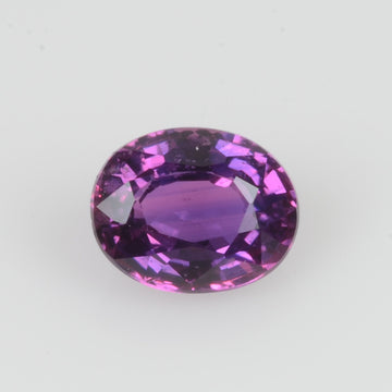 0.61 cts Natural Purple Sapphire Loose Gemstone oval Cut