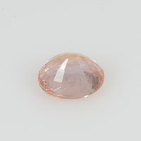 0.48 cts Natural Orange Sapphire Loose Gemstone oval Cut