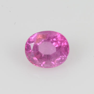 0.52 cts Natural Pink Sapphire Loose Gemstone oval Cut