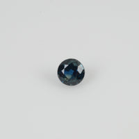 5.4 mm Natural Blue Sapphire Loose Gemstone Round Cut