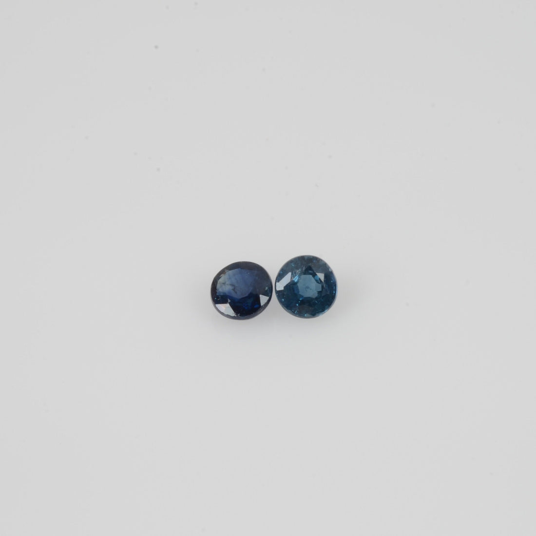 3.2-4.0 mm Natural Blue Sapphire Loose Gemstone Round Cut
