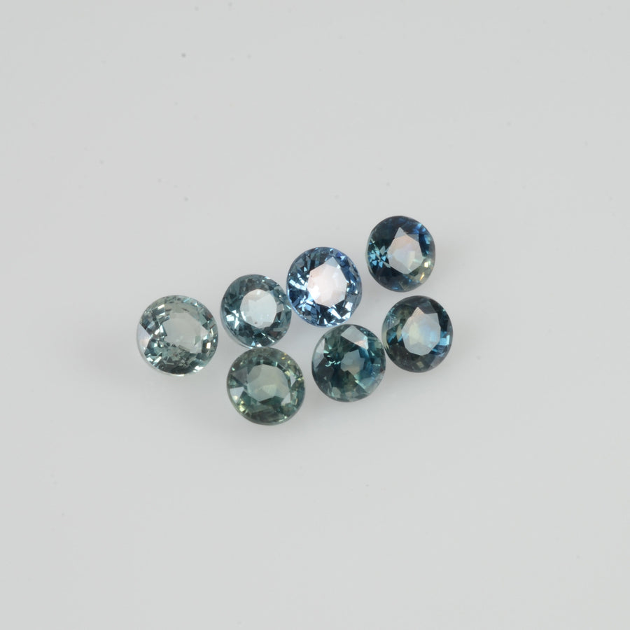 3.0-3.5 mm LOT  Natural Blue Sapphire Loose Gemstone Round Cut - Thai Gems Export Ltd.