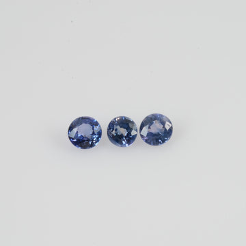 3.5-4.5 mm LOT Natural Blue Sapphire Loose Gemstone Round Cut