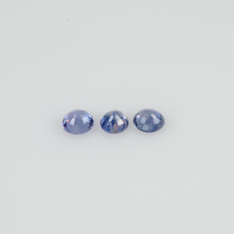 3.5-4.5 mm LOT Natural Blue Sapphire Loose Gemstone Round Cut