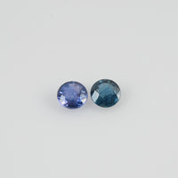 3.5-4.5 mm LOT Natural Blue Sapphire Loose Gemstone Round Cut
