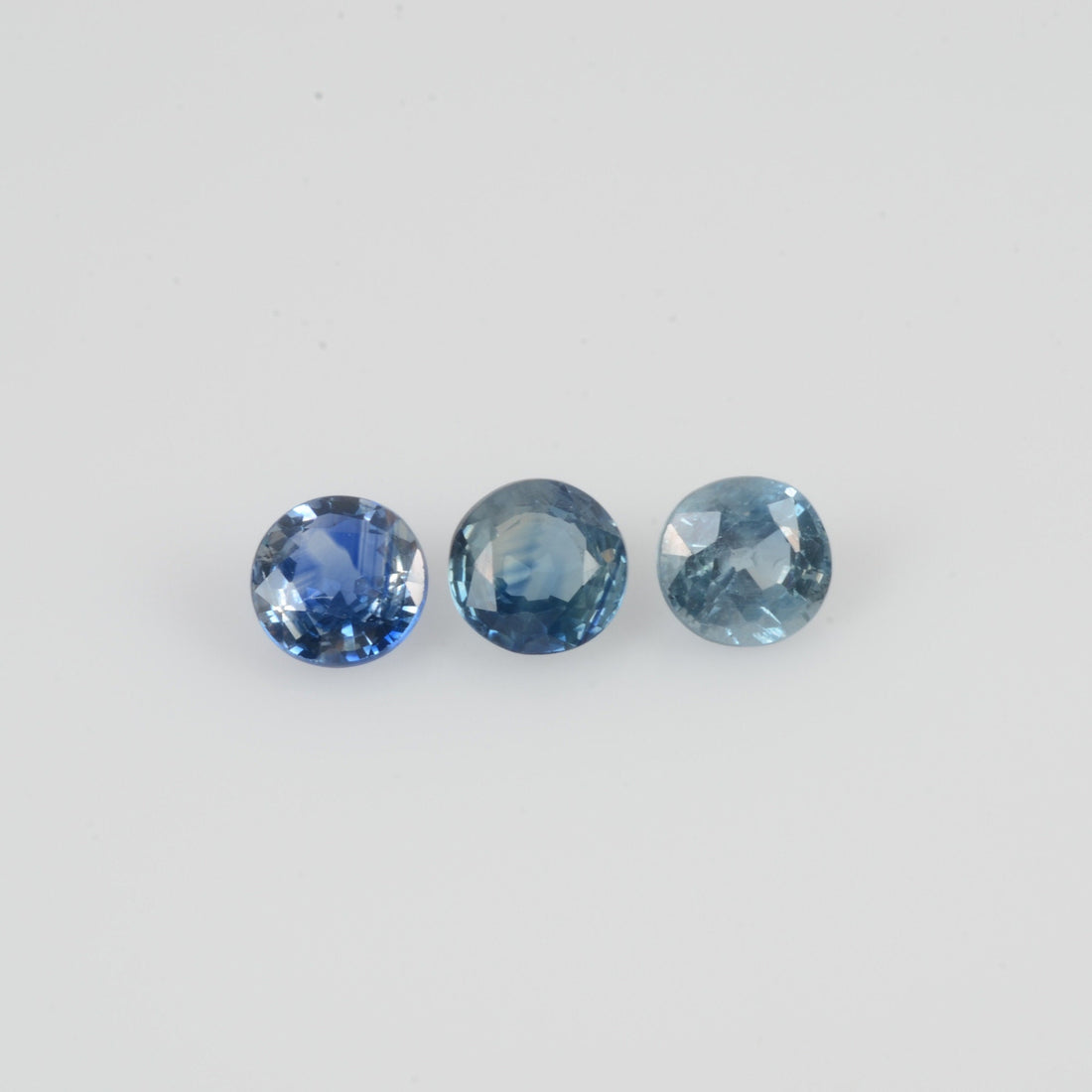 3.5-4.5 mm LOT Natural Blue Sapphire Loose Gemstone Round Cut