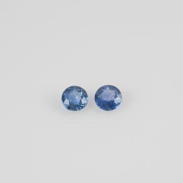 4.0 mm Natural Blue Sapphire Loose Gemstone Round Cut